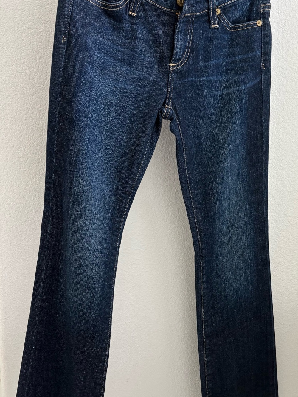 AG Adriano Goldschmied Women's Dark Indigo Bootcut Jeans